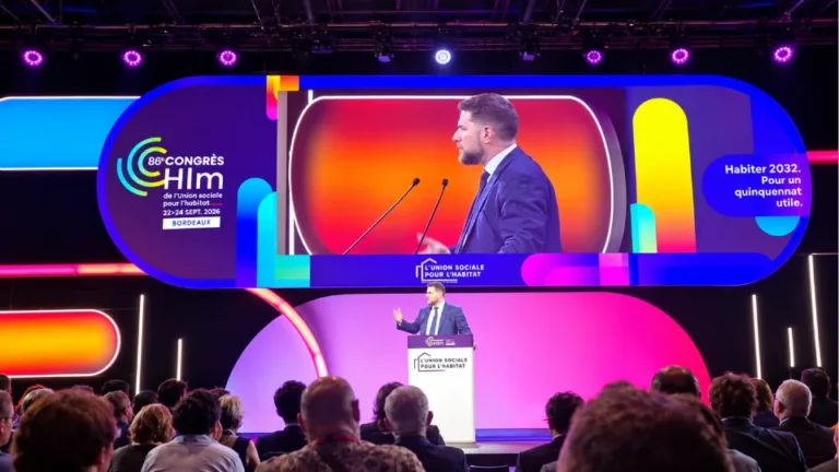 Vincent Jeanbrun au Congrès HLM 2026 à Bordeaux